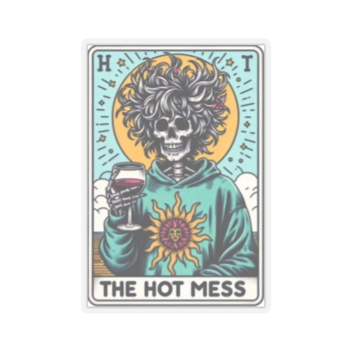 The Hot Mess Kiss-Cut Stickers