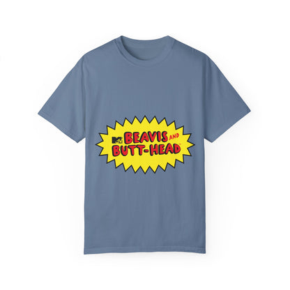 Beavis and ButtHead Unisex Garment-Dyed T-shirt