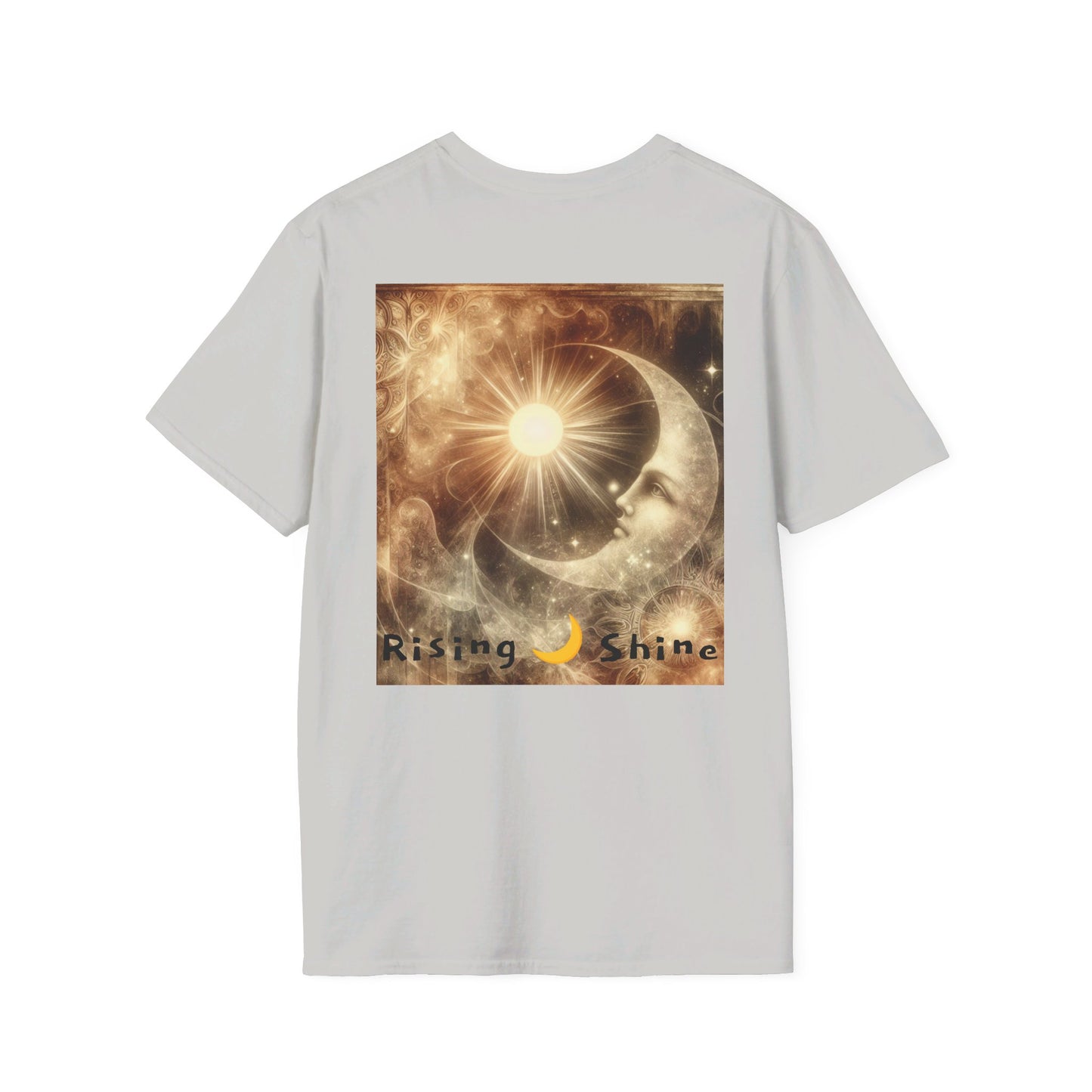 Rise with the Sun, and sit with the Moon Unisex Softstyle T-Shirt