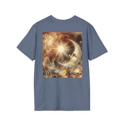 Rise with the Sun, and sit with the Moon Unisex Softstyle T-Shirt