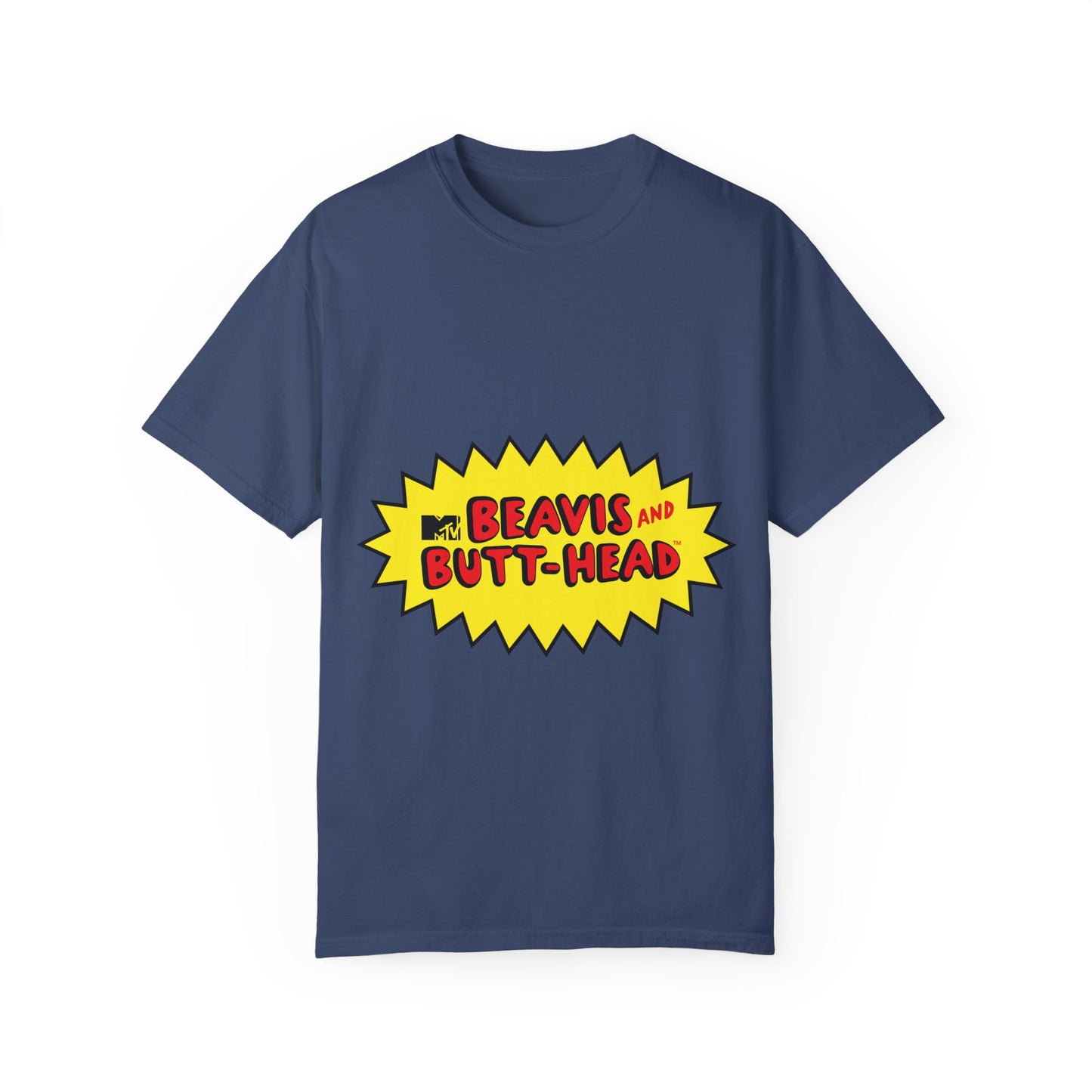 Beavis and ButtHead Unisex Garment-Dyed T-shirt