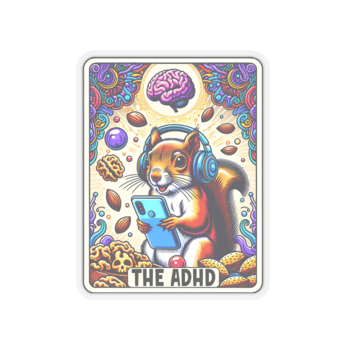 The ADHD Kiss-Cut Stickers