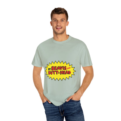 Beavis and ButtHead Unisex Garment-Dyed T-shirt