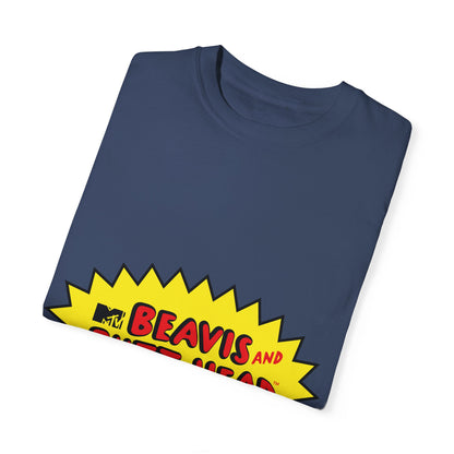 Beavis and ButtHead Unisex Garment-Dyed T-shirt