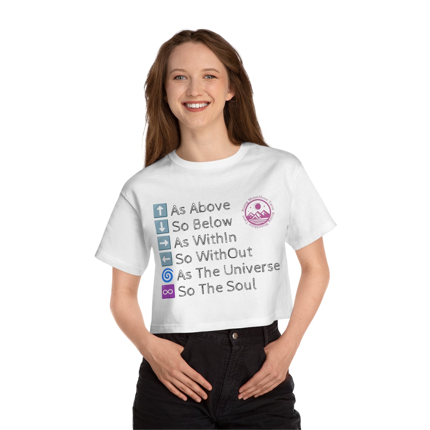 As Above, So Below Women's Heritage Cropped T-Shirt