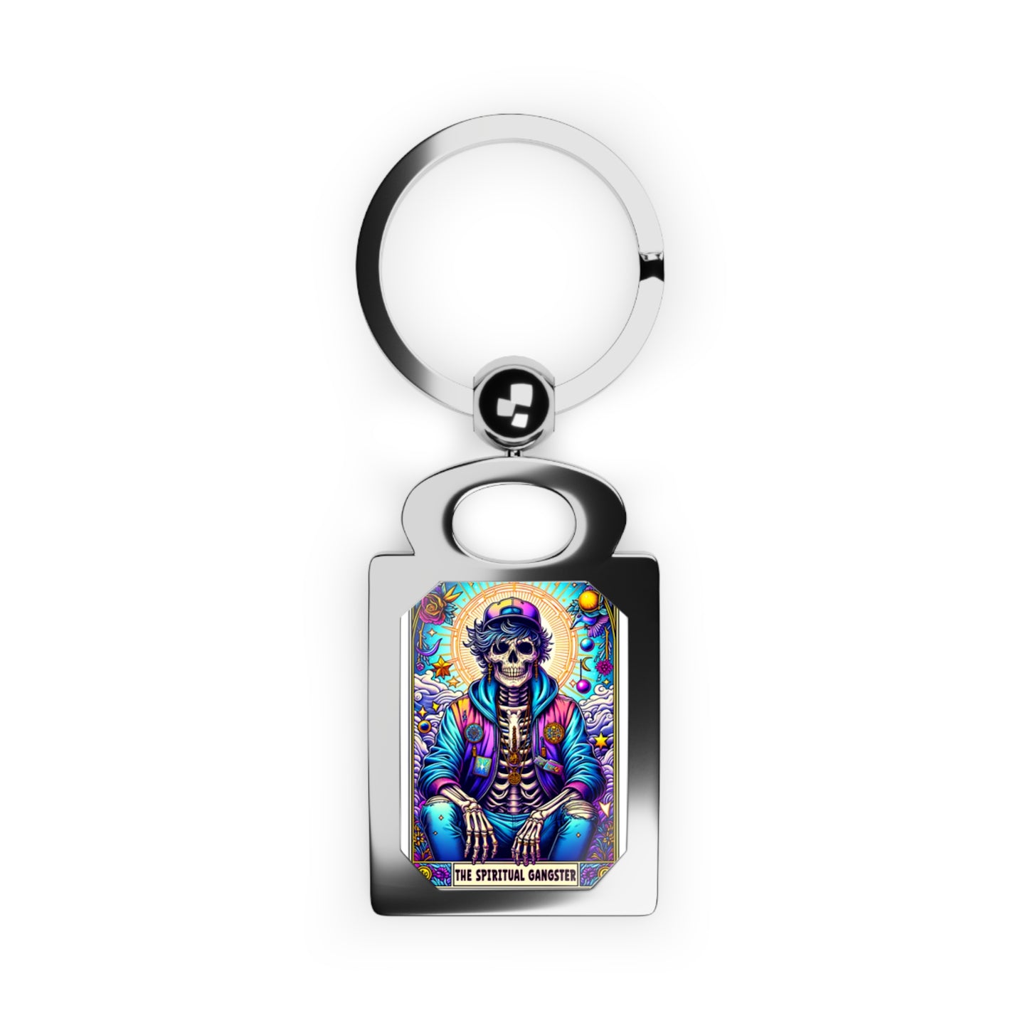 The Spiritual Gangster Rectangle Photo Keyring