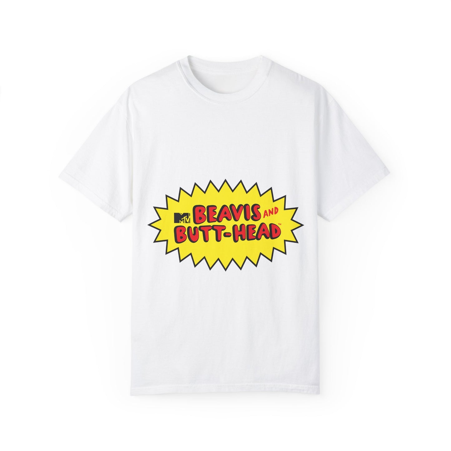 Beavis and ButtHead Unisex Garment-Dyed T-shirt