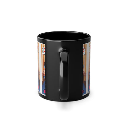 Gem and I Black Coffee Cup, 11oz