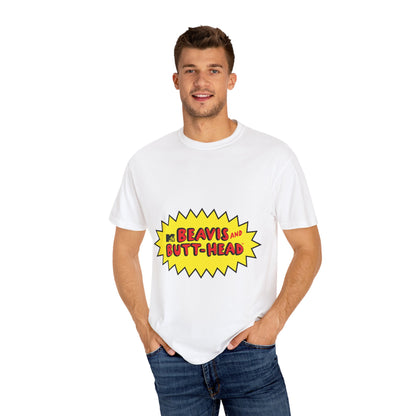 Beavis and ButtHead Unisex Garment-Dyed T-shirt