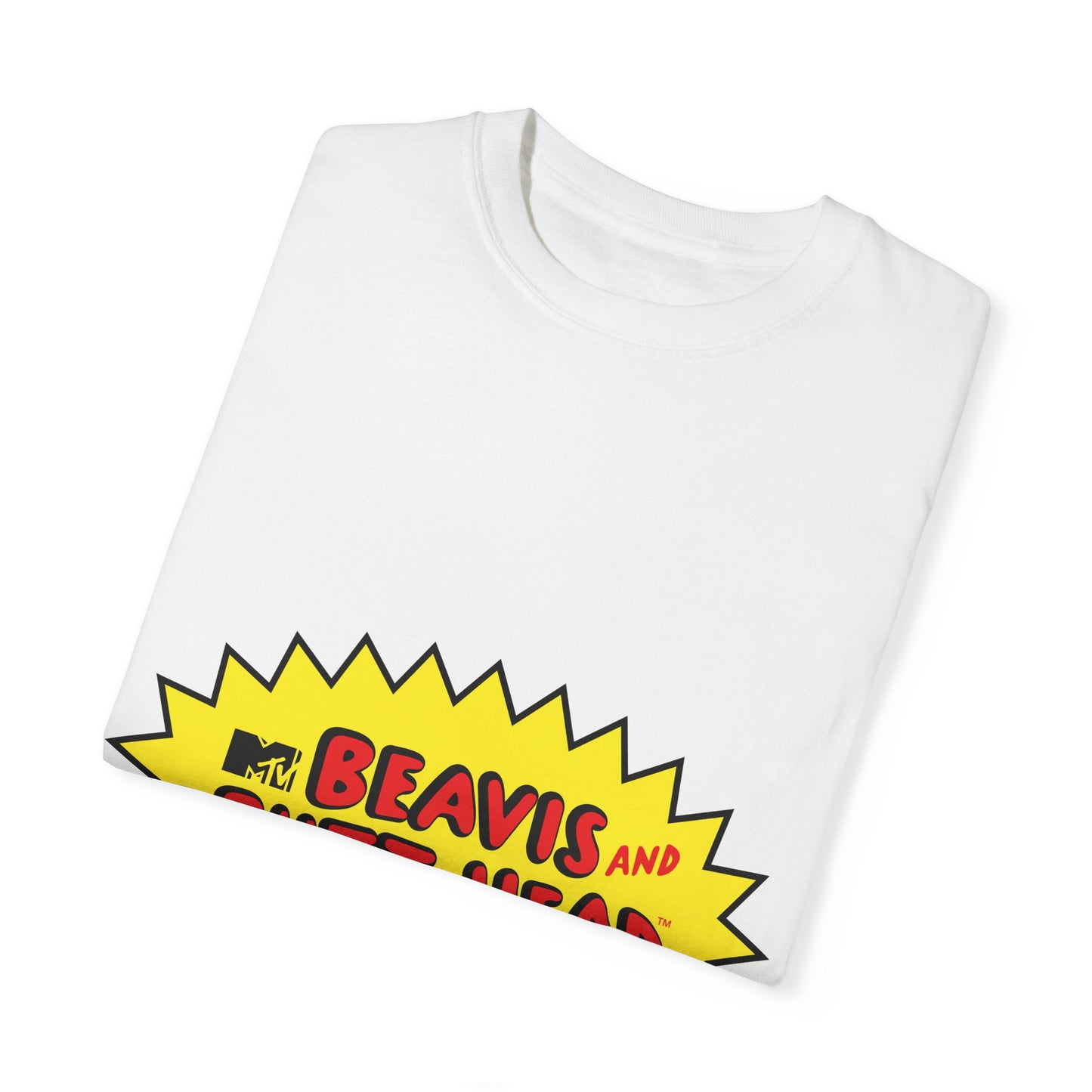 Beavis and ButtHead Unisex Garment-Dyed T-shirt