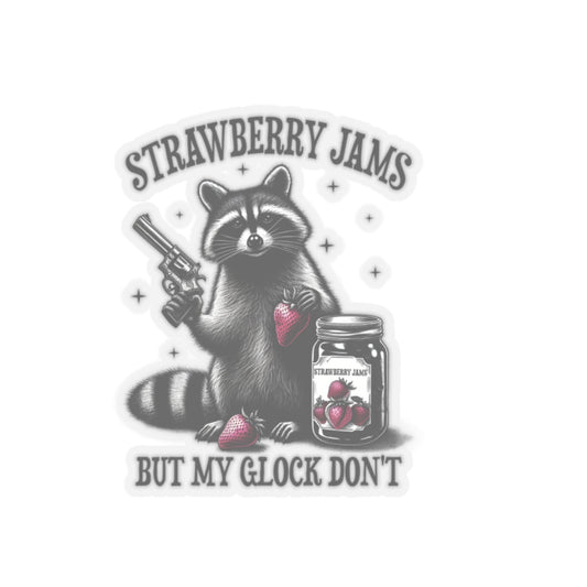 StrawBerry Jams Kiss-Cut Stickers