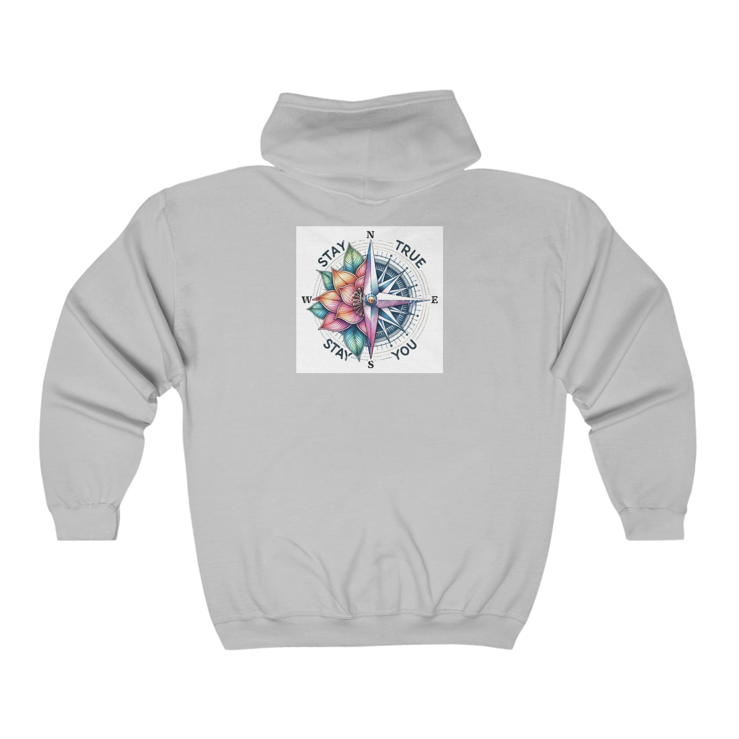 Stay True Stay You Heavy Blend™ Full Zip Hooded Sweatshirt