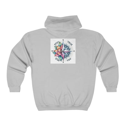 Stay True Stay You Heavy Blend™ Full Zip Hooded Sweatshirt