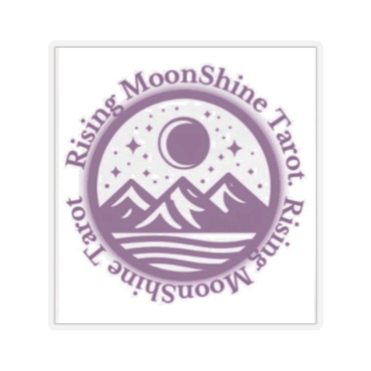 Rising MoonShine Plum Kiss-Cut Stickers