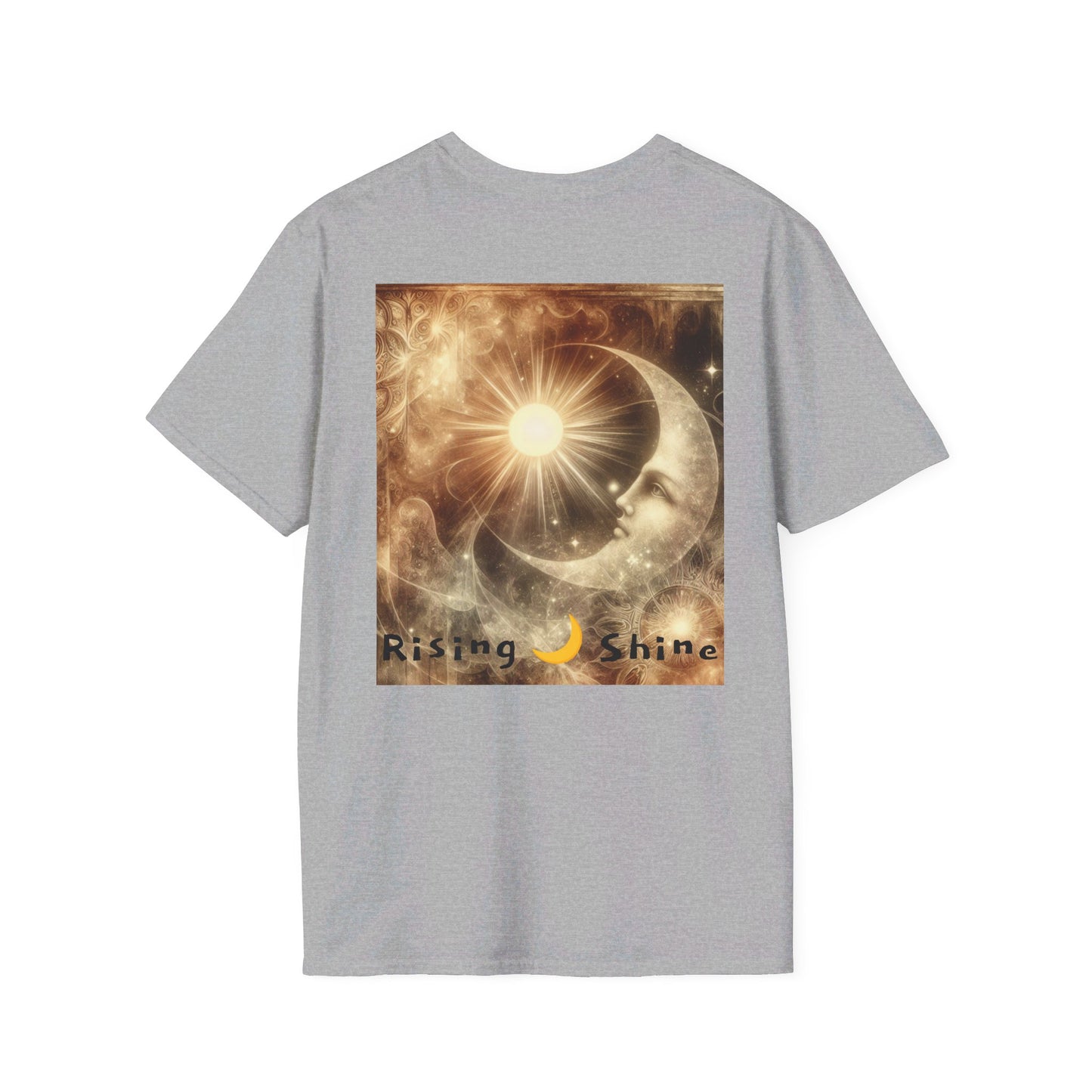 Rise with the Sun, and sit with the Moon Unisex Softstyle T-Shirt