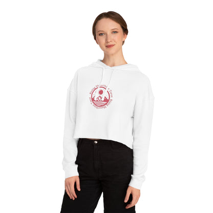 Outer Planets Impact Women’s Cropped Hooded Sweatshirt